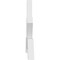 Ekena Millwork Vanguard Architectural Grade PVC Gable Bracket, 84"W x 21"H x 2"D x 4"F, 6/12 Pitch GBP084X21X0204VAN00 - alternate 2